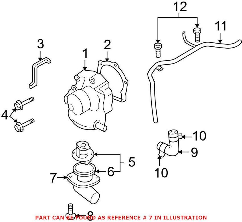 SAAB Thermostat Housing 32005441